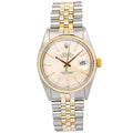Rolex Datejust 1601 Jubilee 18K YG Two Tone Silver Dial Auto Men's Watch 36mm