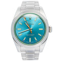 Rolex Milgauss 116400GV 2019 Card Green Crystal Auto Blue Dial Men's Watch 40MM