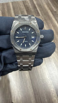 Audemars Piguet Royal Oak 15000ST Stainless Steel Blue Dial Auto 33MM