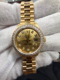Rolex Datejust 79138 18k YG President Factory Diamond Champagne Dial Auto 26mm