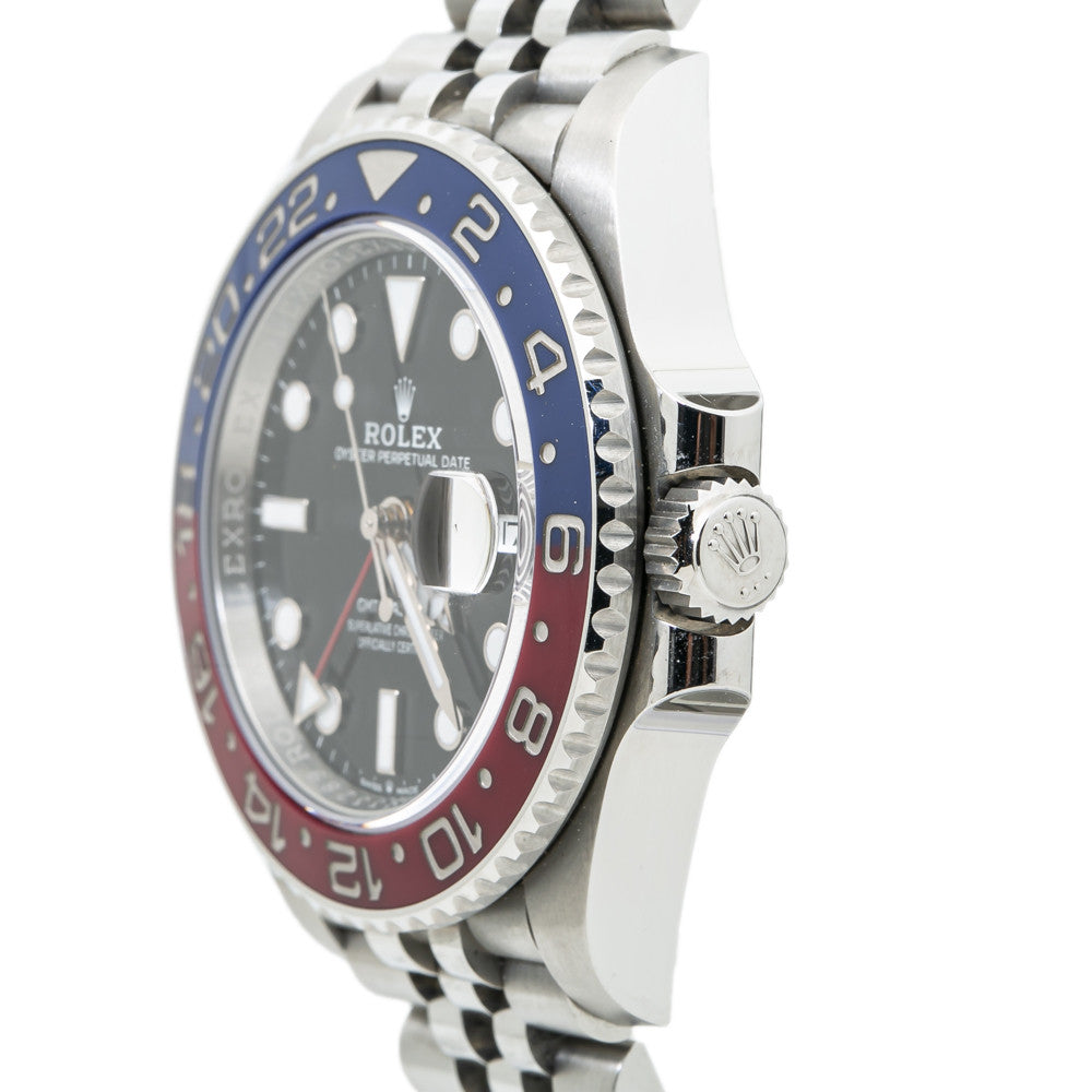 Rolex GMT-Master II 126710BLRO New Mark I Pepsi Automatic Watch Box & Card 40MM