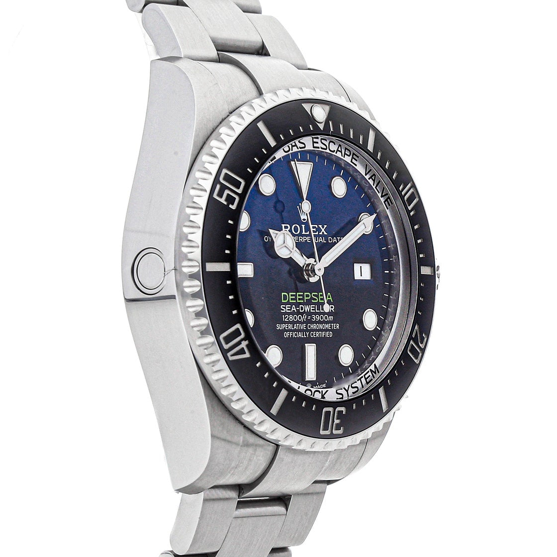 Rolex Sea-Dweller Deepsea 126660 Automatic Mens Watch SS D-Blue Dial 44mm w/B&P