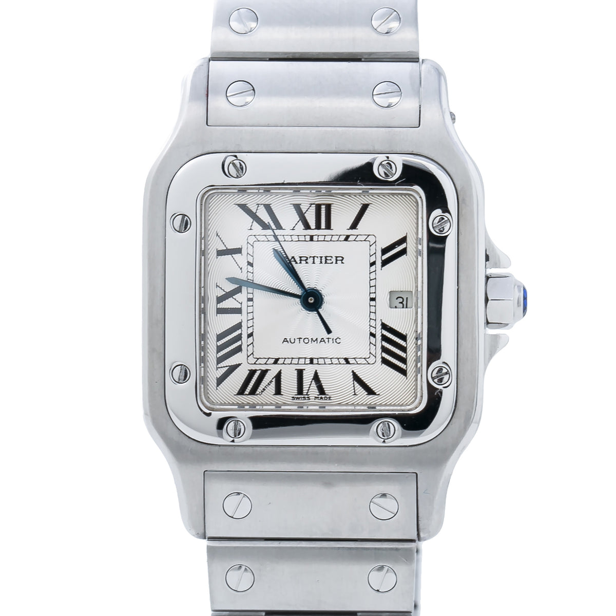 Cartier Santos Galbee 2319 Stainless Steel Automatic Men's Watch 29mm