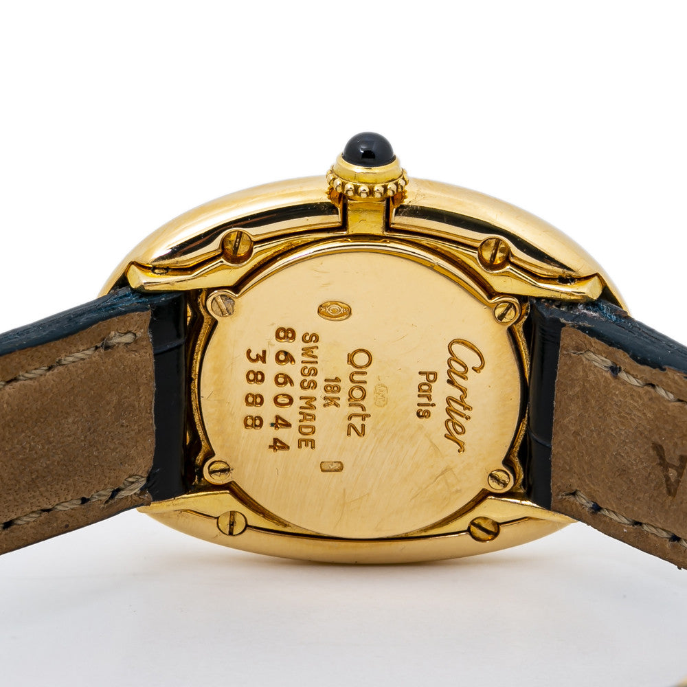 Cartier Baignoire 3888 18K Yellow Gold Ladies Quartz Watch 23MM