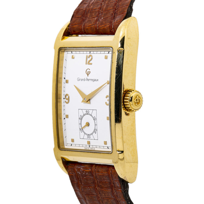 Girard Perragaux Anno 1991 4961 Manual Unisex Watch White Dial Rectangle 26.5mm
