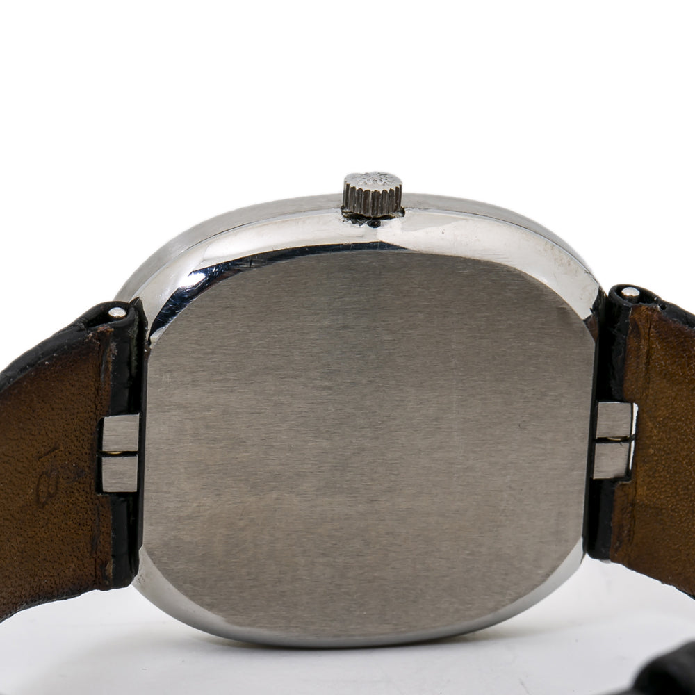 Patek Philippe Ellipse 3931 Vintage Quartz Mens Stainless Steel Watch 29mm
