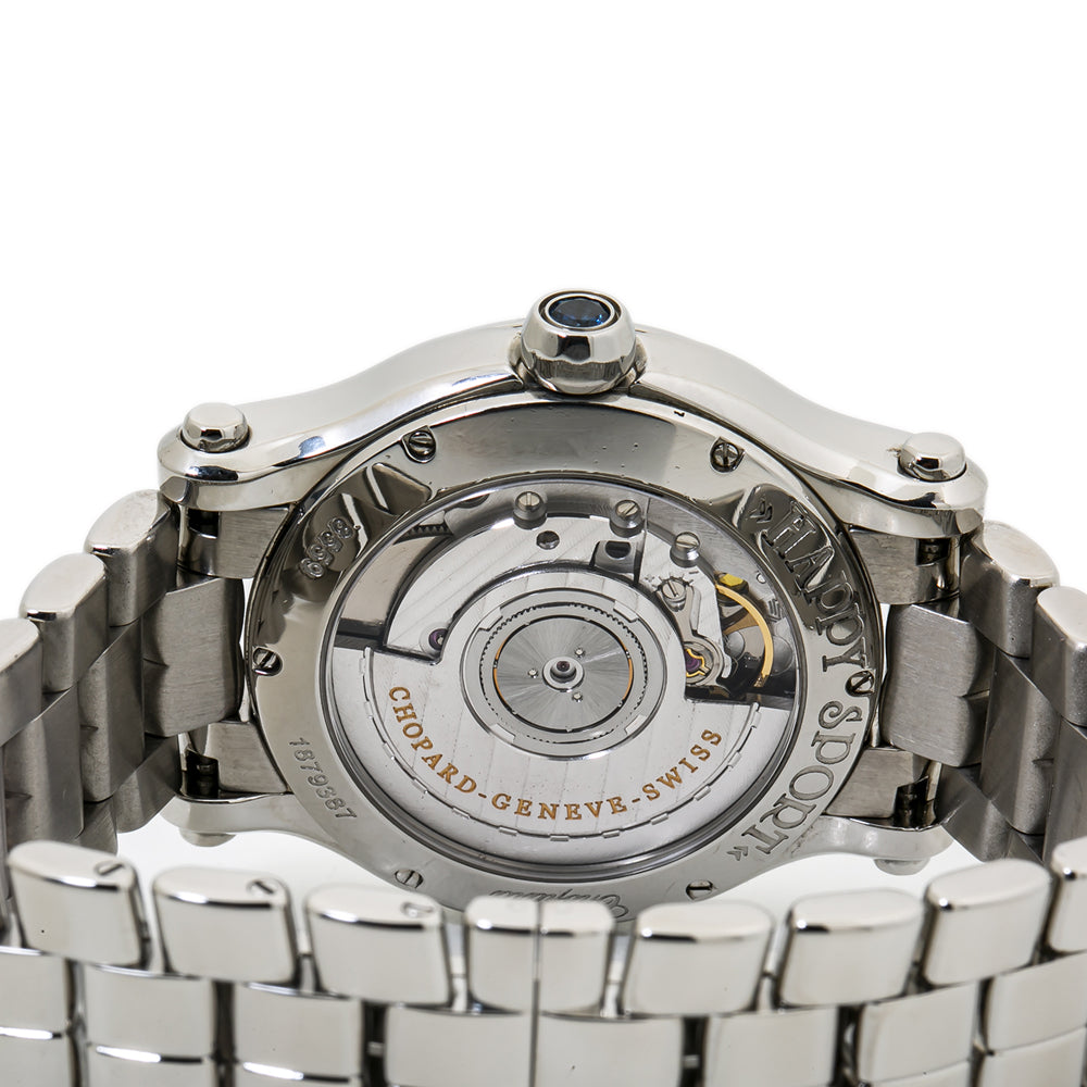 Chopard Happy Sport 8559 Lady's 7 Floating Diamond Watch 36mm