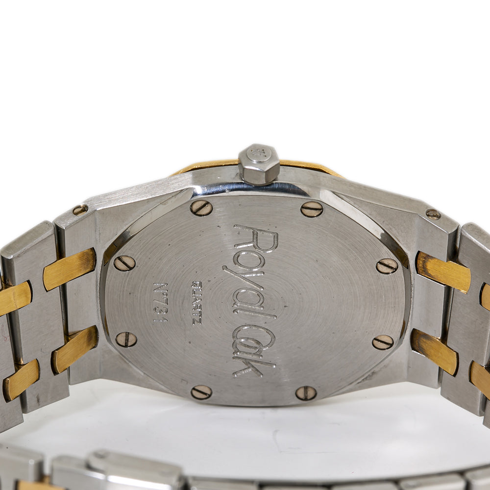 Audemars Piguet Royal Oak 56303SA Tropical Watch 18K Two Tone Grey Dial 33mm