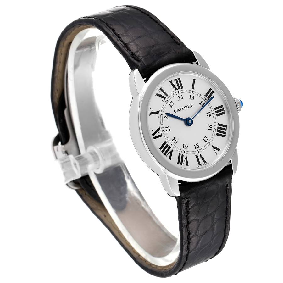 Cartier Ronde Solo 3601 W6700155 Silver Dial New Quartz Ladies Watch 29mm