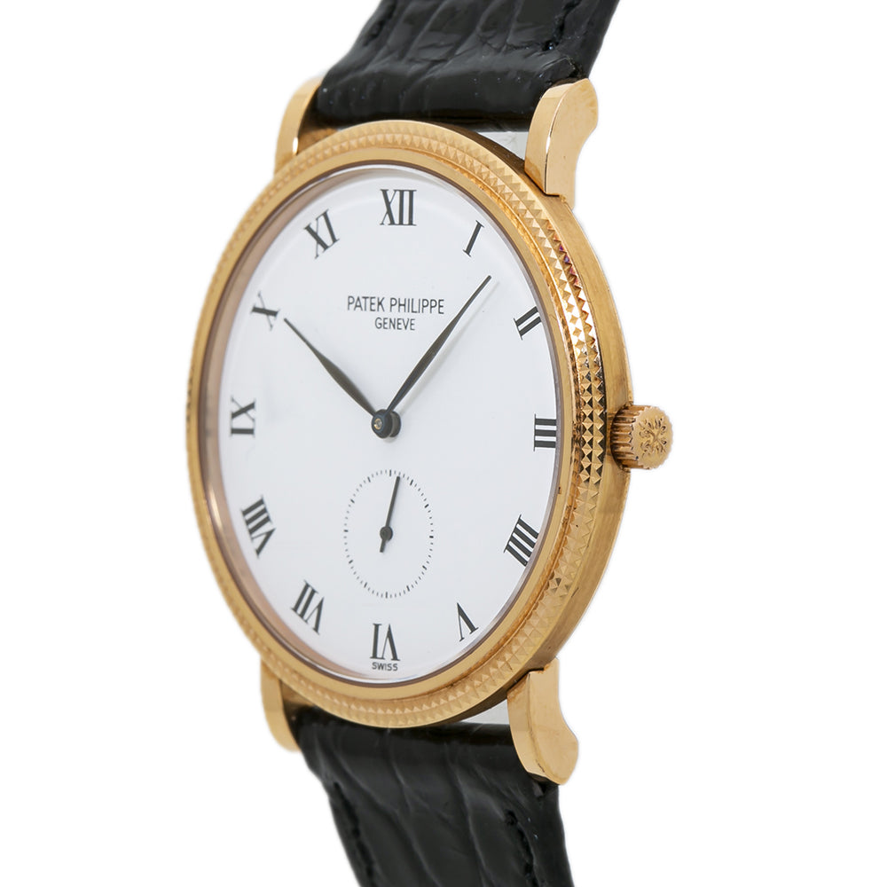 Patek Philippe 3919R Calatrava 18k Patina Rose Gold With Paper Manual Watch 33mm