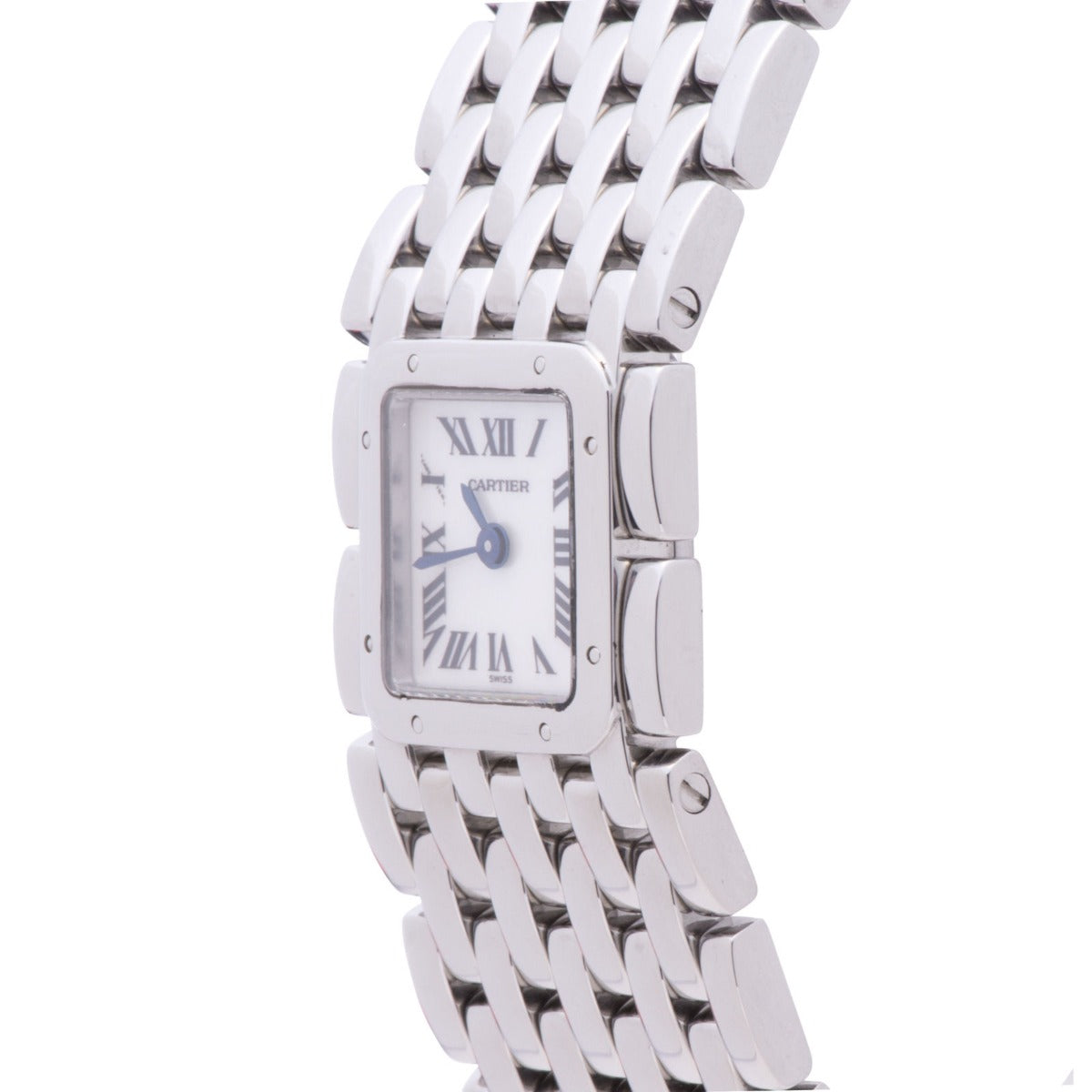 Cartier Panthere Ruban 2420 Mother of Pearl Dial Quartz Ladies Watch 21mm