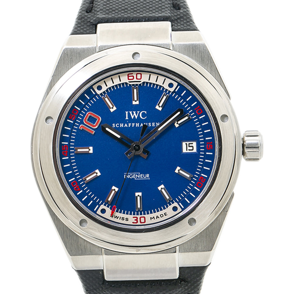 IWC Ingenieur Zidane IW323403 Limited Edition Box & Papers Men's Watch Blue 44mm