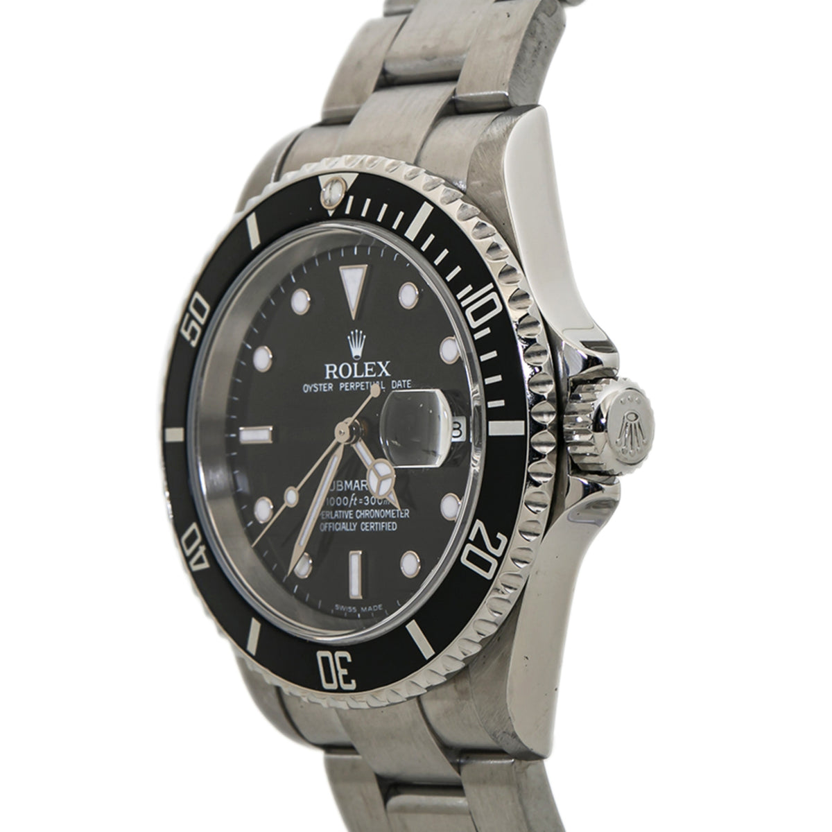 Rolex Submariner 16610T 2005 D Serial Automatic Men's Watch Black Dial 40mm