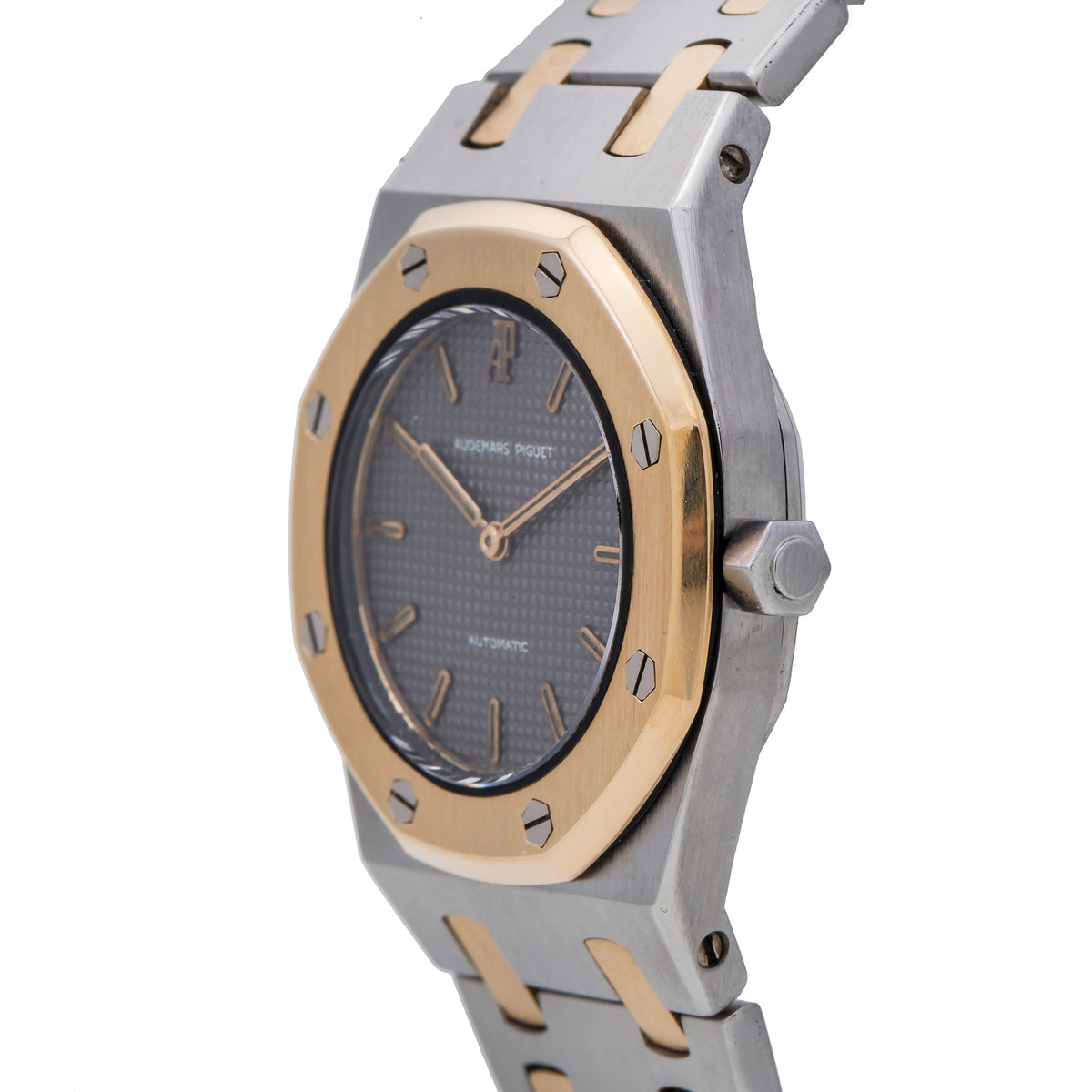 Audemars Piguet Royal Oak 8638SA Automatic Watch 18K Two Tone Grey Dial 30mm
