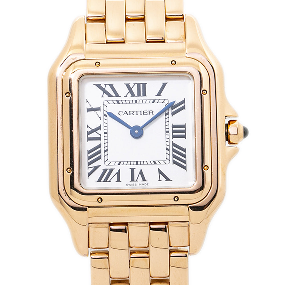 Cartier Panthere WGPN0007 4019 18K Rose Gold Ladies Quartz Midsize Watch 27mm