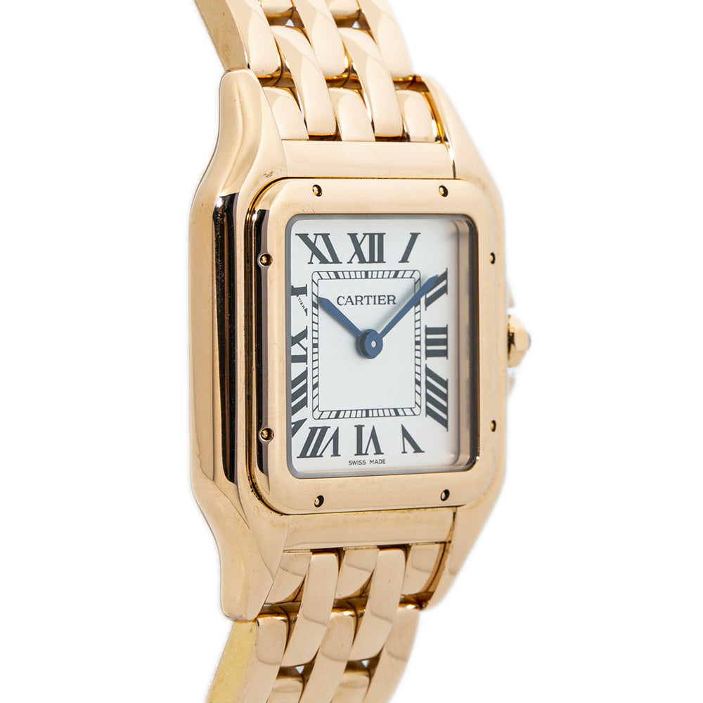 Cartier Panthere WGPN0007 4019 18K Rose Gold Ladies Quartz Midsize Watch 27mm