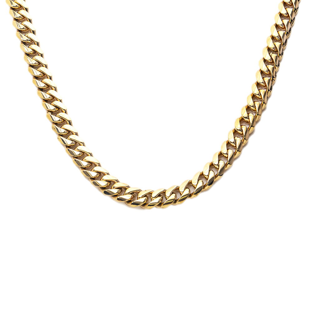 14K Yellow Gold Chain Men's Necklace 100.4 Grams 25 Inches