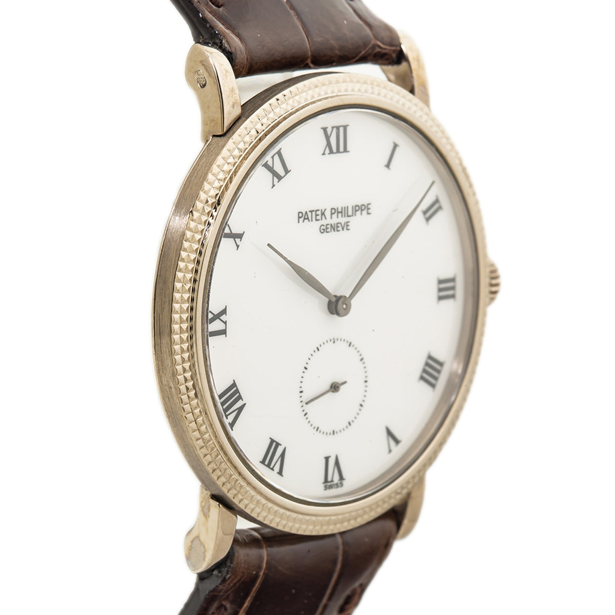 Patek Philippe 3919G Calatrava 18k White Gold HandWind Men's Watch 33mm