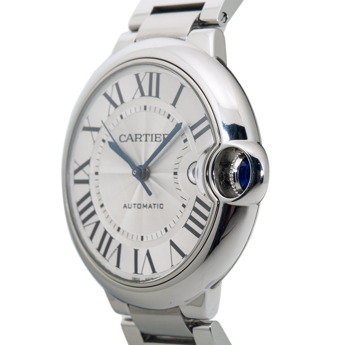 Cartier Ballon Bleu WSBB0040 Stainless Steel Date Automatic Men's Watch 42mm