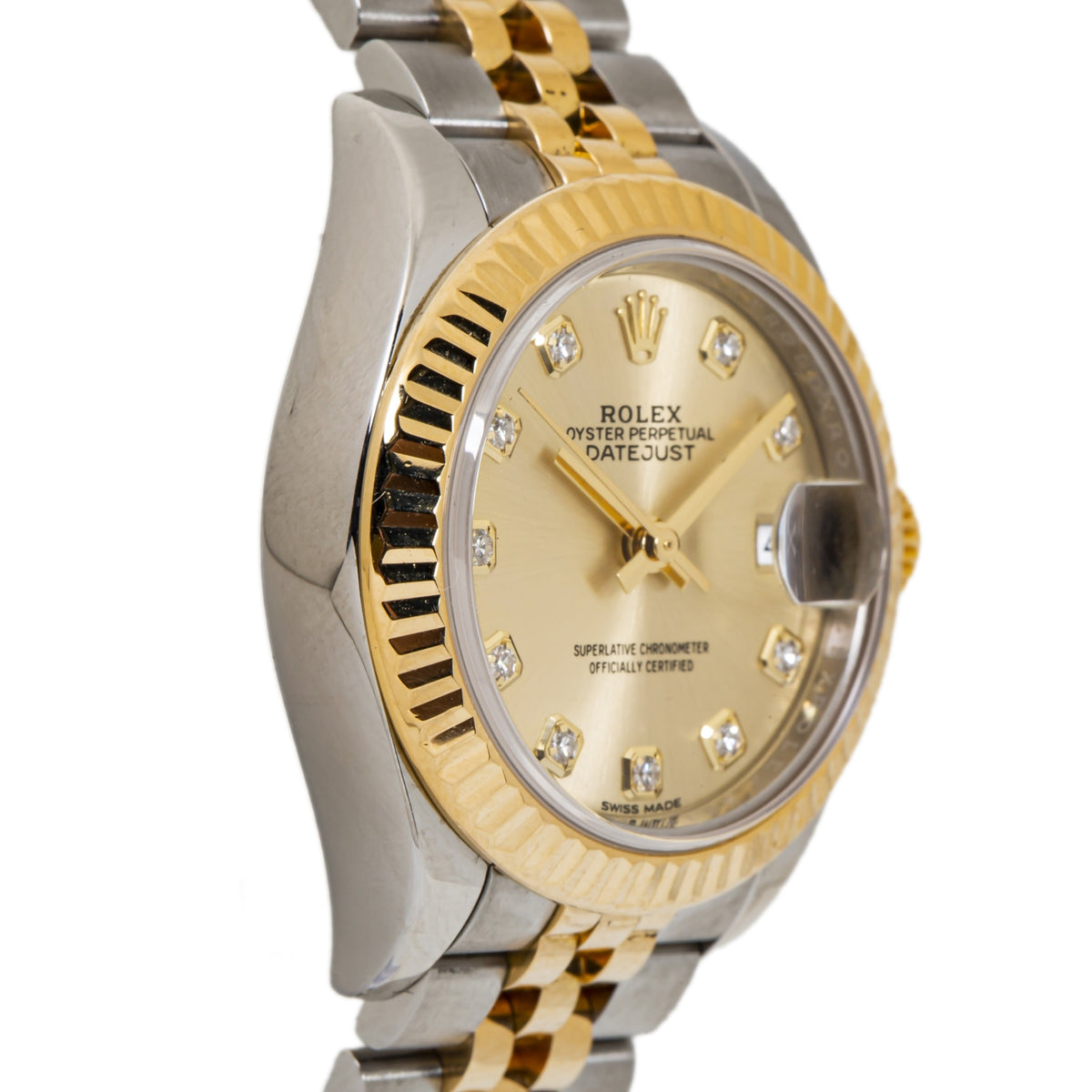 Rolex Datejust 279173 18K Factory Diamond Dial Watch 28mm 2019 Box&Paper