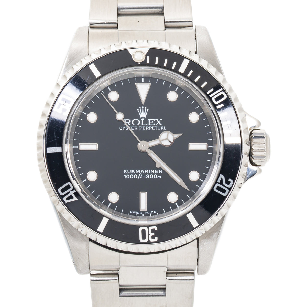 Rolex Submariner 14060 M Stainless Steel 2002 Automatic Watch 40mm with Paper