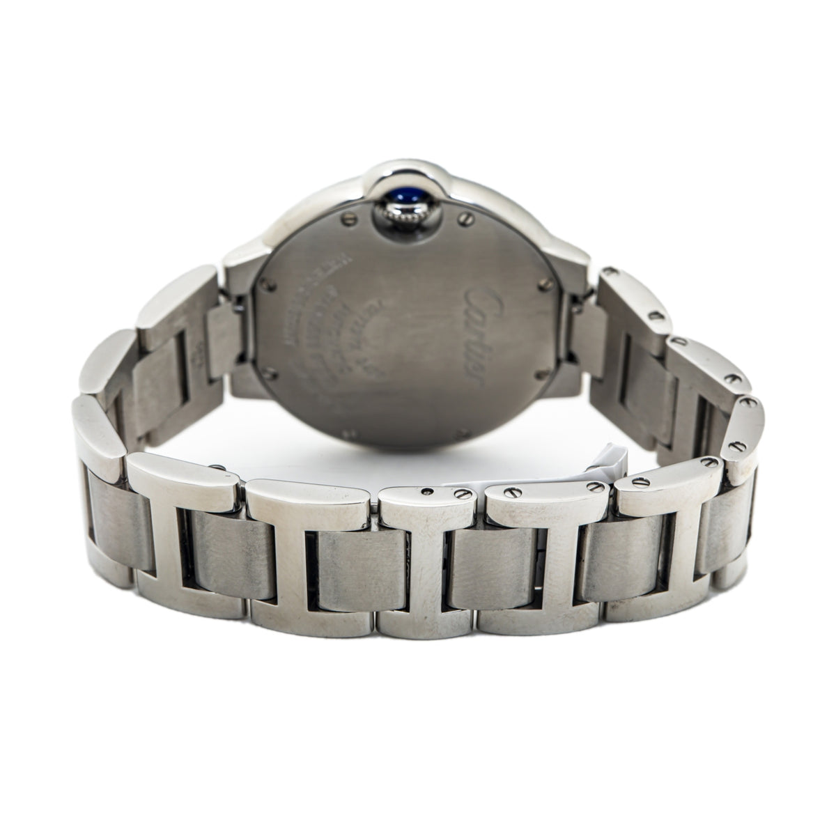 Cartier Ballon Bleu 3489 Steel Factory Diamond Dial Automatic Ladies Watch 33mm