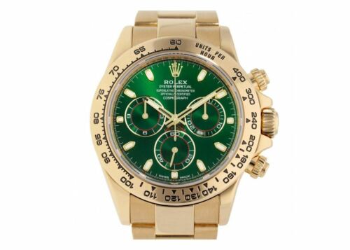 Rolex Daytona 116508 Green John Mayor Fully Stickered NEW April 2022 40mm Watch