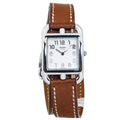 Hermes Cape Cod CC1.210 Quartz Stainless Steel Silver Dial Ladies Watch 23x23mm