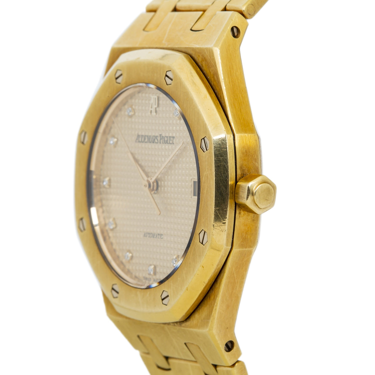 Audemars Piguet Royal Oak 14790BA 1990's 18k Yellow Gold Automatic Watch 36mm