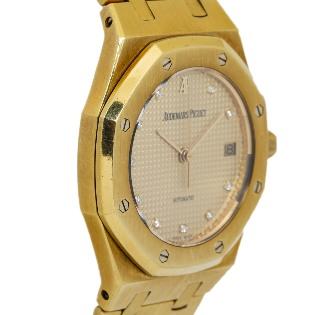 Audemars Piguet Royal Oak 14790BA 1990's 18k Yellow Gold Automatic Watch 36mm