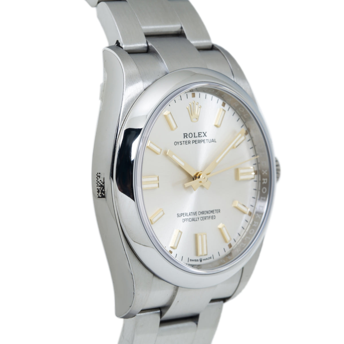 Rolex Oyster Perpetual 126000 Silver Dial 2021 New Men's Watch 36mm with Card