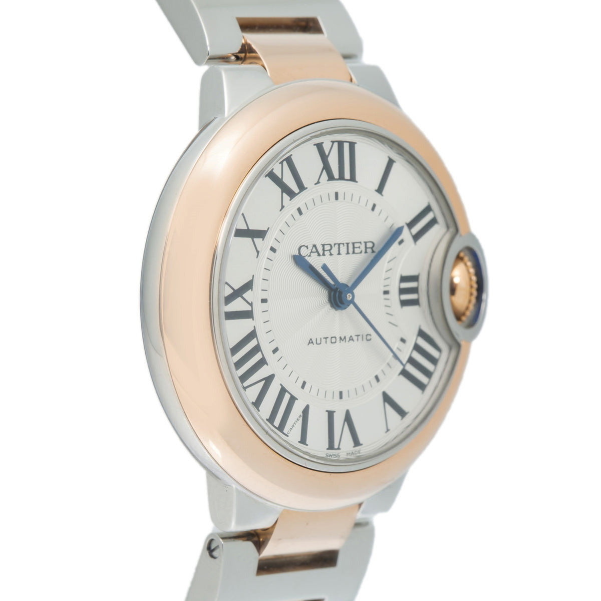 Cartier Ballon Bleu W2BB0023 4374 18k Rose Gold Automatic Ladie's Watch 33mm