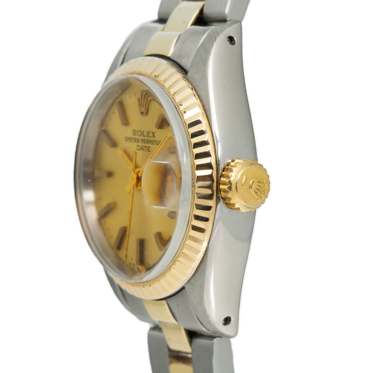Rolex Date 6917 14k Yellow Gold TwoTone Oyster Ladie's Watch 26mm