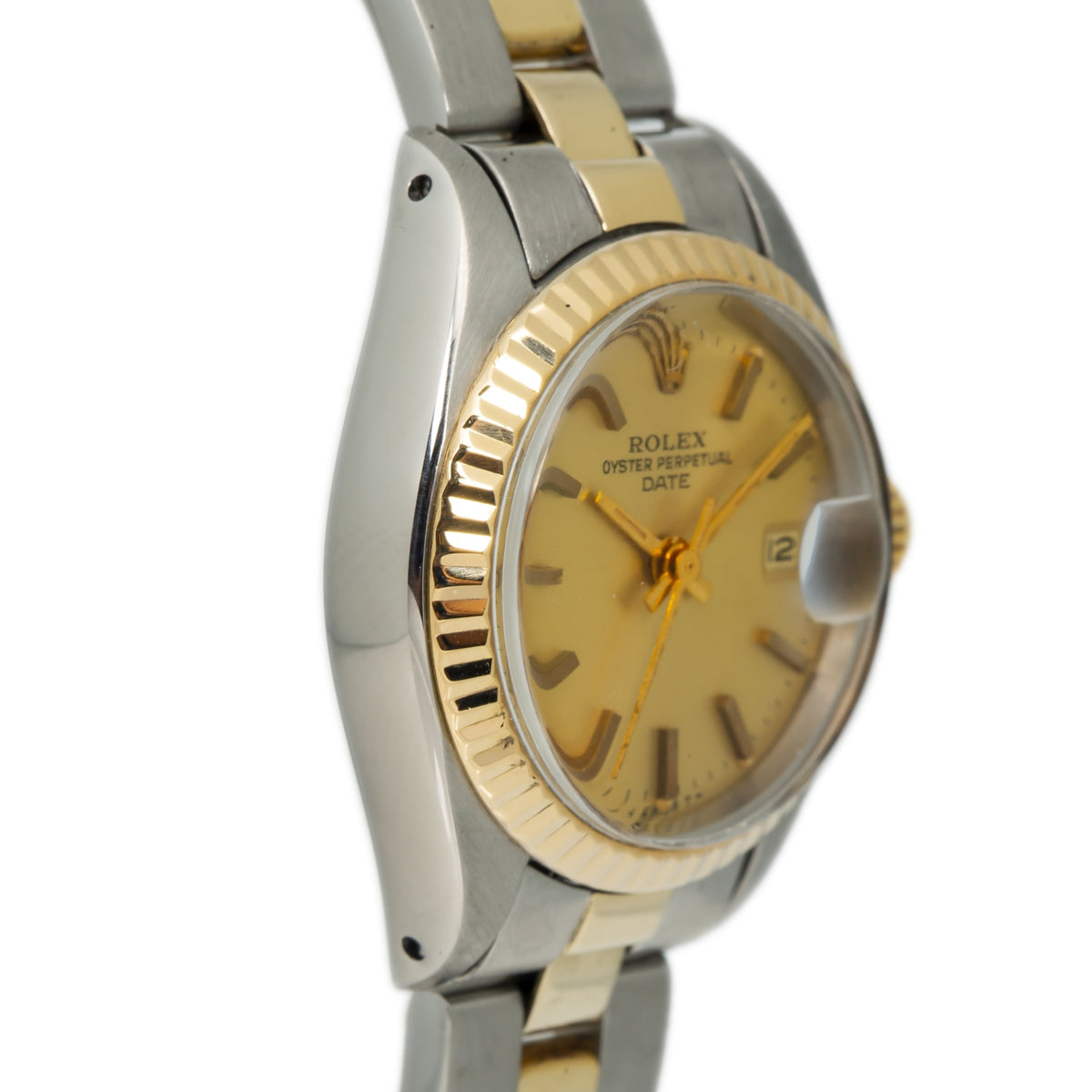 Rolex Date 6917 14k Yellow Gold TwoTone Oyster Ladie's Watch 26mm