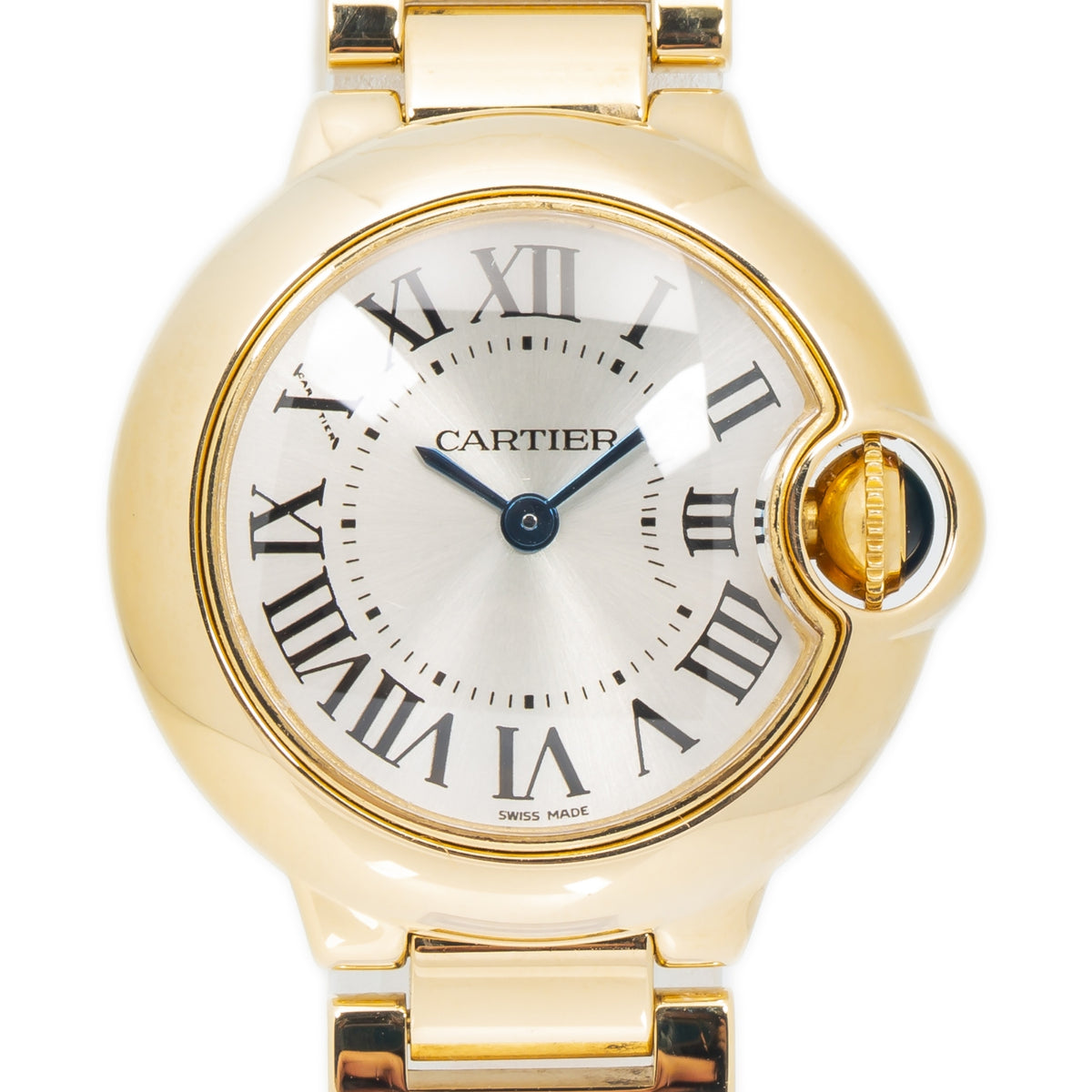 Cartier Ballon Bleu W69001Z2 3006 18K Yellow Gold Quartz Ladie's Watch 28mm