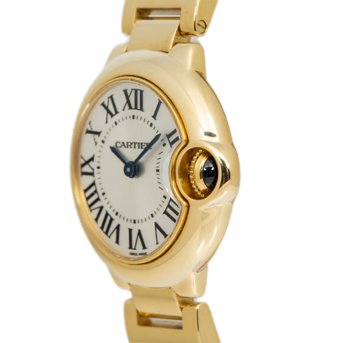 Cartier Ballon Bleu W69001Z2 3006 18K Yellow Gold Quartz Ladie's Watch 28mm