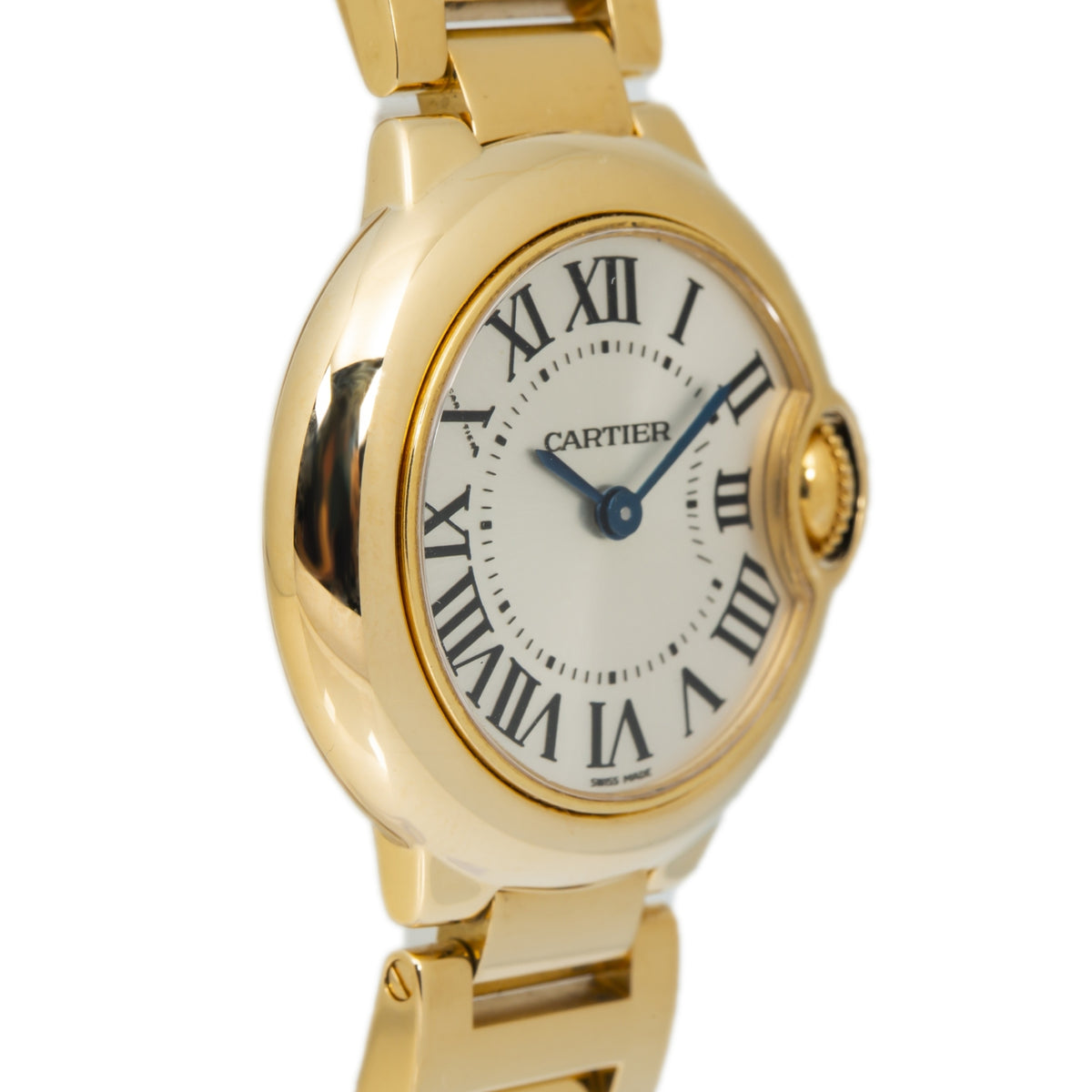 Cartier Ballon Bleu W69001Z2 3006 18K Yellow Gold Quartz Ladie's Watch 28mm