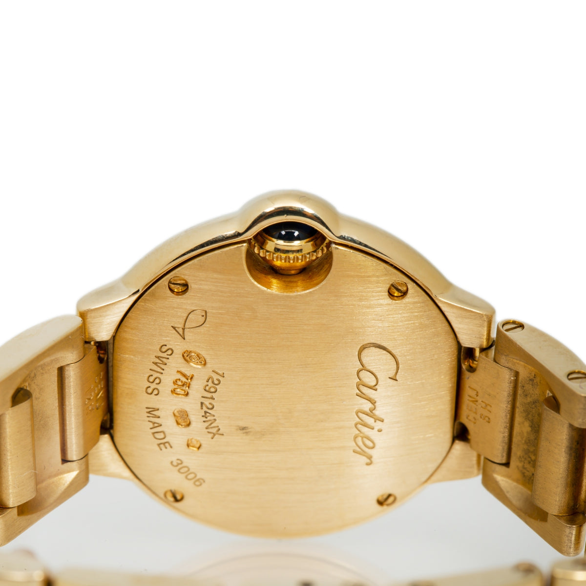 Cartier Ballon Bleu W69001Z2 3006 18K Yellow Gold Quartz Ladie's Watch 28mm