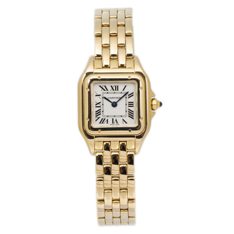 Cartier Panthere WGPN0008 4020 18k Yellow Gold Quartz Ladie's Watch 22mm
