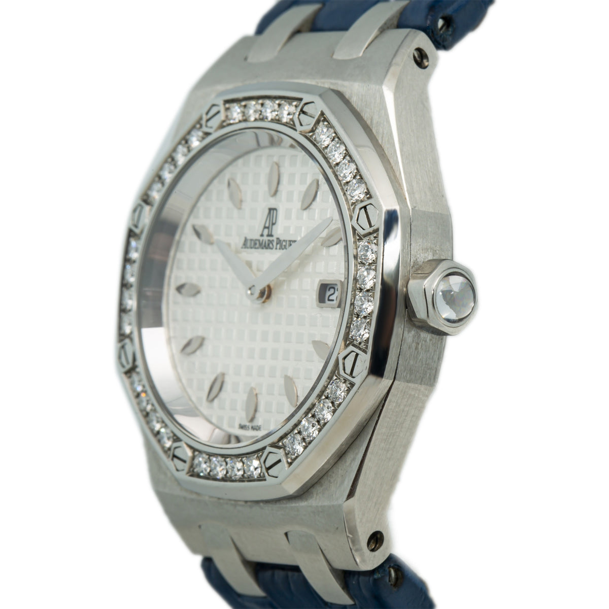 Audemars Piguet Lady Royal Oak 67621st Factory Diamond Quartz Watch 33mm