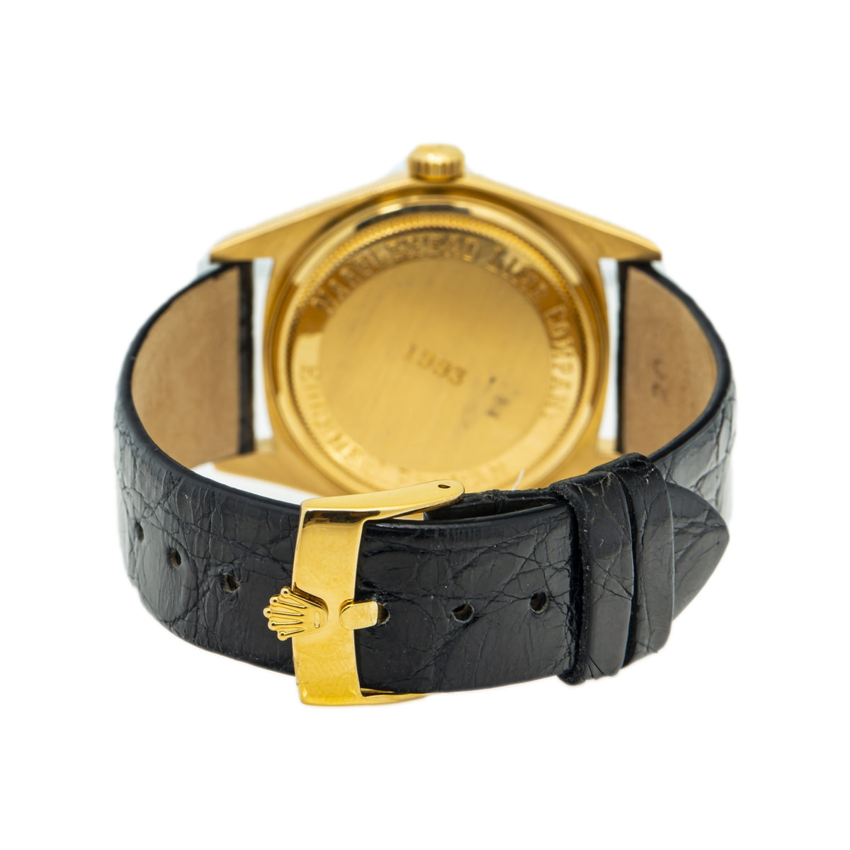 Rolex Datejust 16018 18K Yellow Gold Rare Green Stella Dial Unisex Watch 36mm