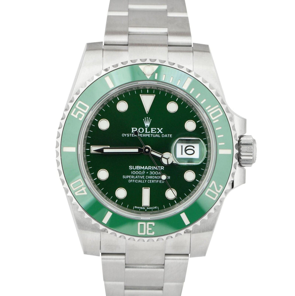 Rolex Submariner 116610LV Green Hulk NEW 2020 Automatic Mens Watch 40mm Complete
