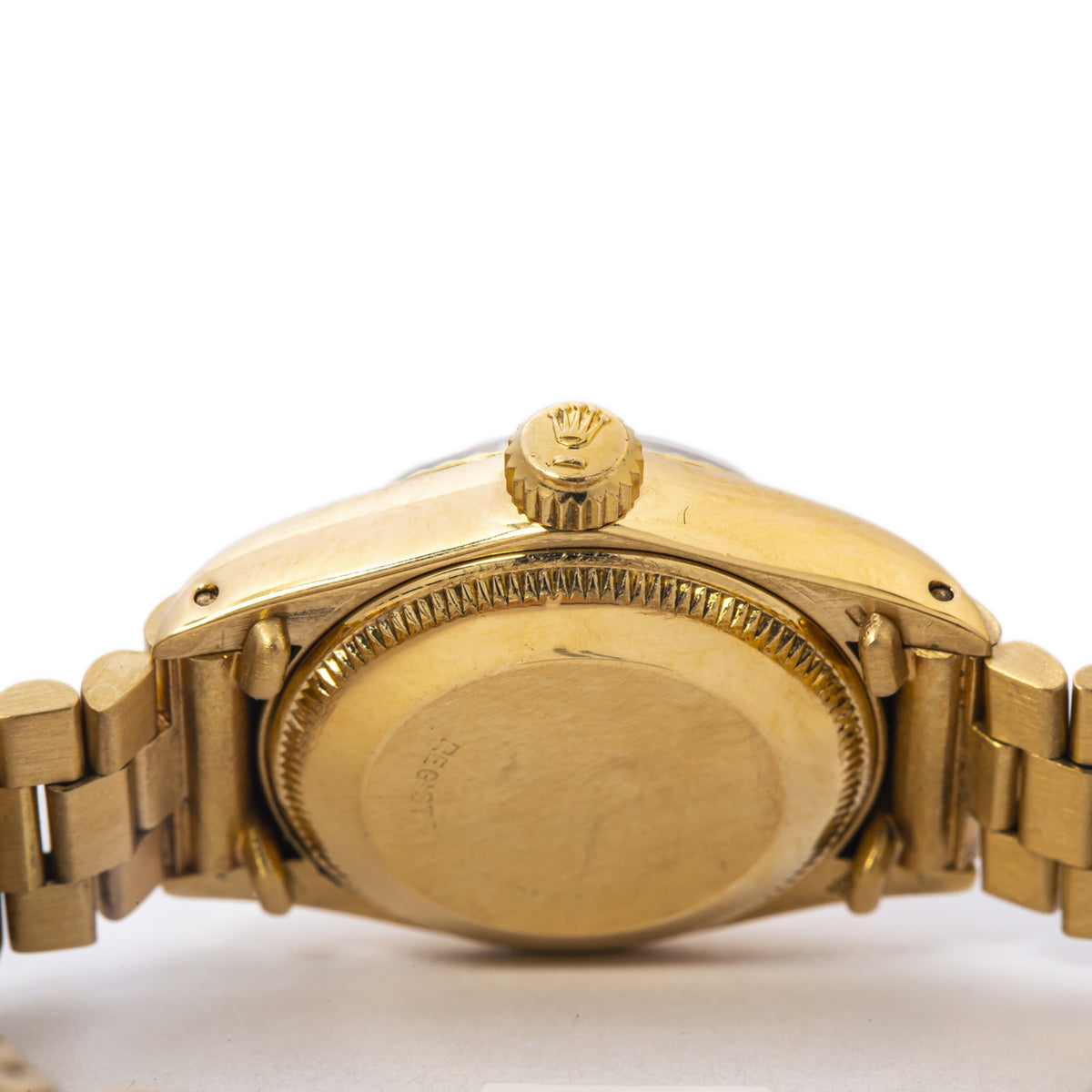 Rolex Datejust 6917 18k Gold President Lapis Lazuli Dial Auto Ladies Watch 26mm