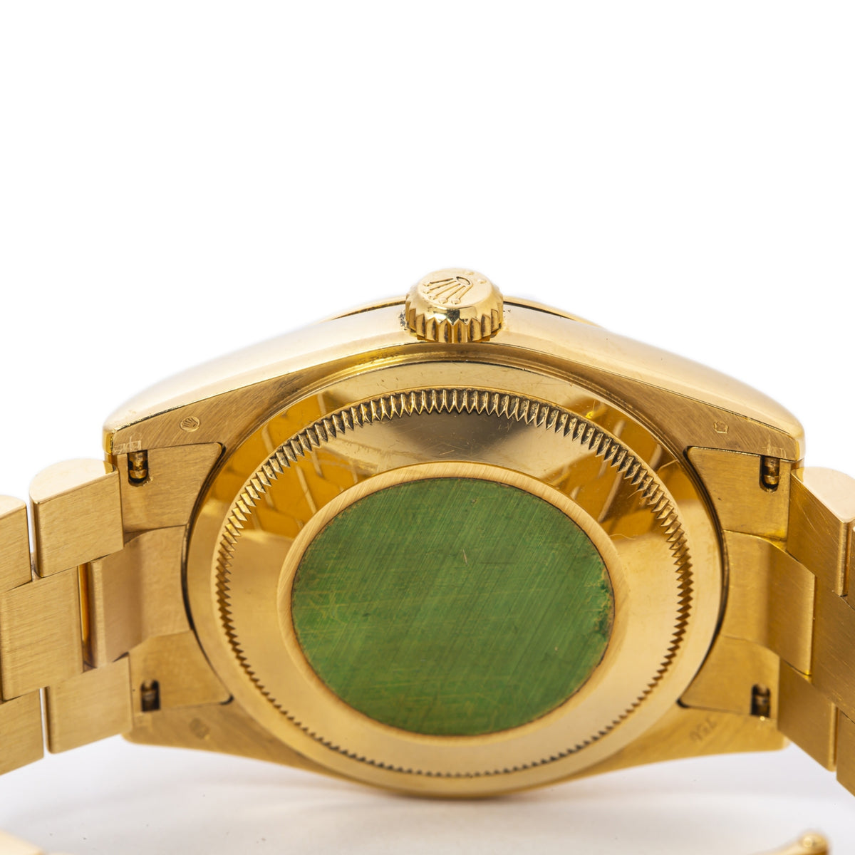 Rolex Day-Date 118238 18k Gold President Green Ombre Diamond Dial Watch 36mm