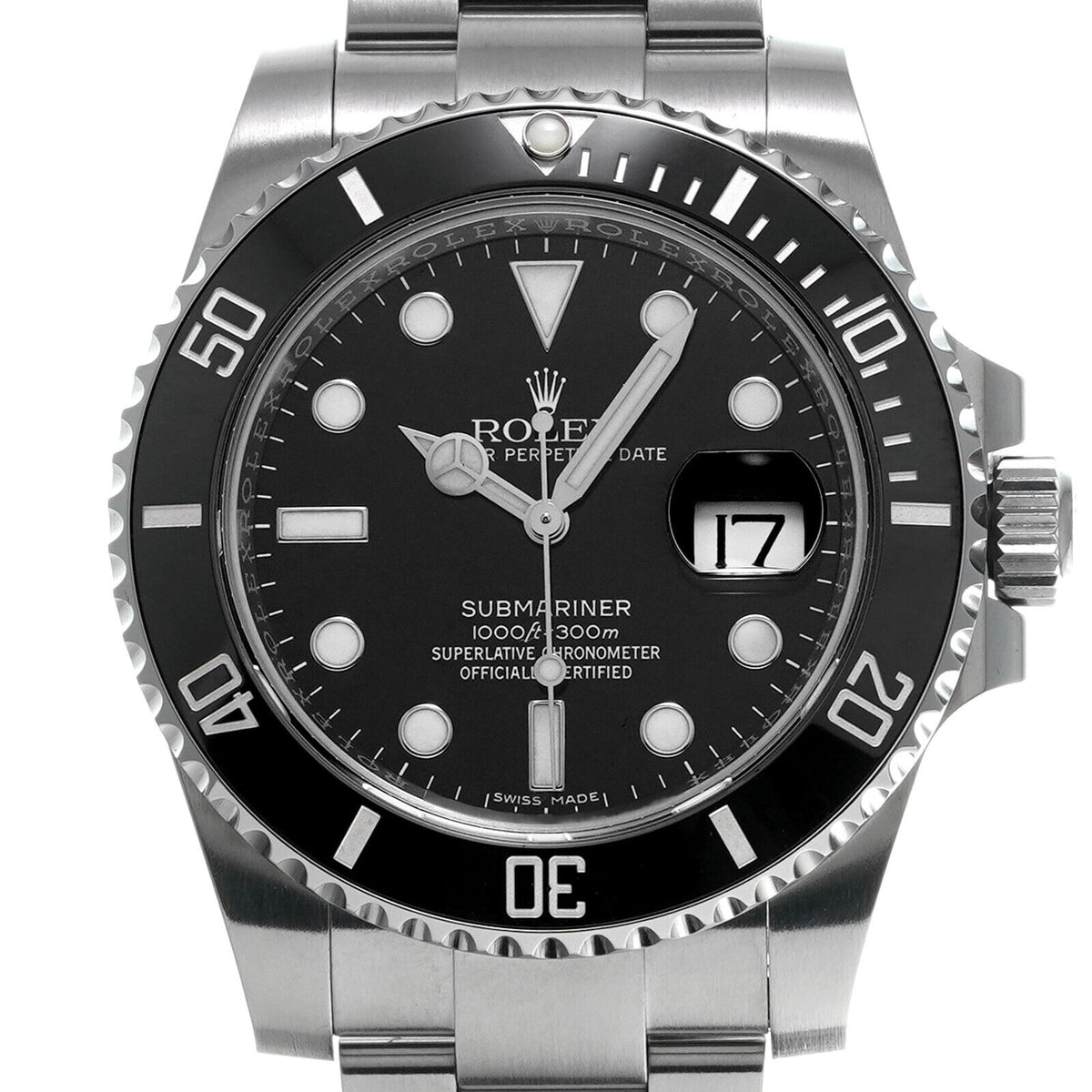 Rolex Submariner 116610LN MINT Steel Date Black Automatic Watch 40mm 2016 Card