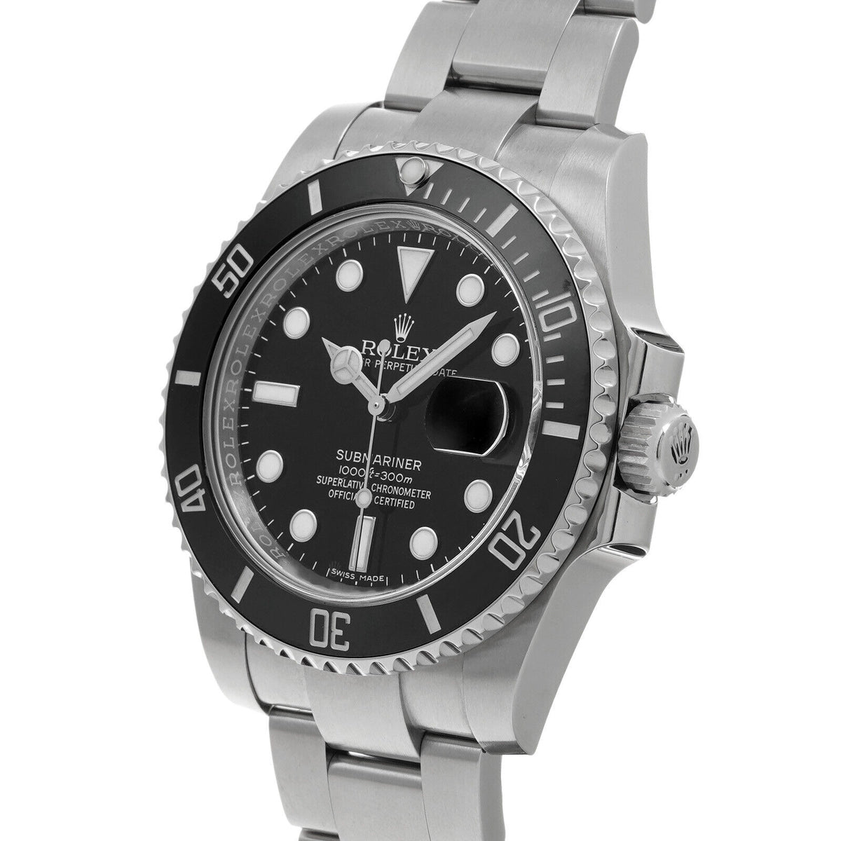 Rolex Submariner 116610LN MINT Steel Date Black Automatic Watch 40mm 2016 Card