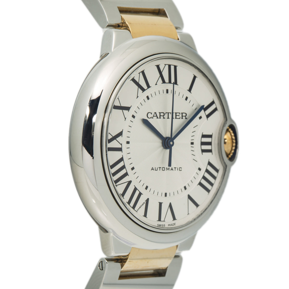 Cartier Ballon Bleu 4372 W2BB0030 18k Yellow Gold Two Tone Automatic Watch 36mm