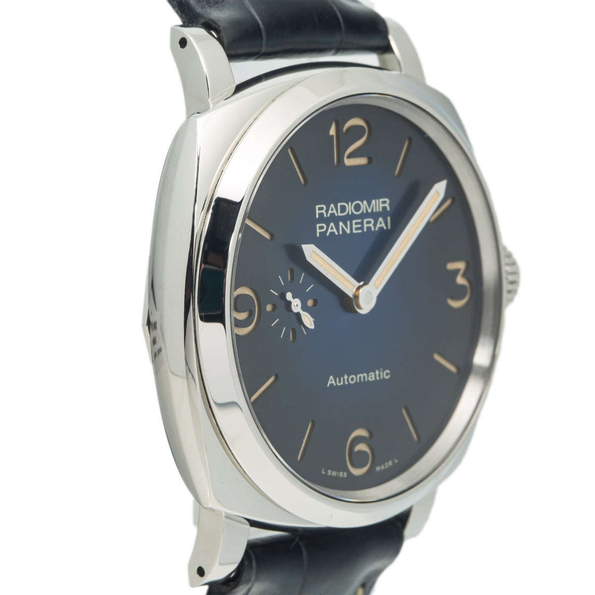 Panerai Radiomir PAM00933 Polished Steel Automatic Mens Watch 42mm 2019 Complete