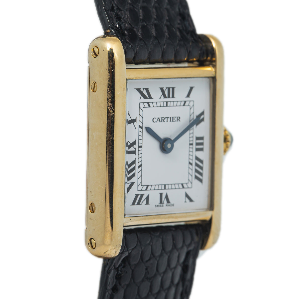 Cartier Tank Louis 78087 18k Yellow  Gold Manual Ladie's Watch 28x21mm