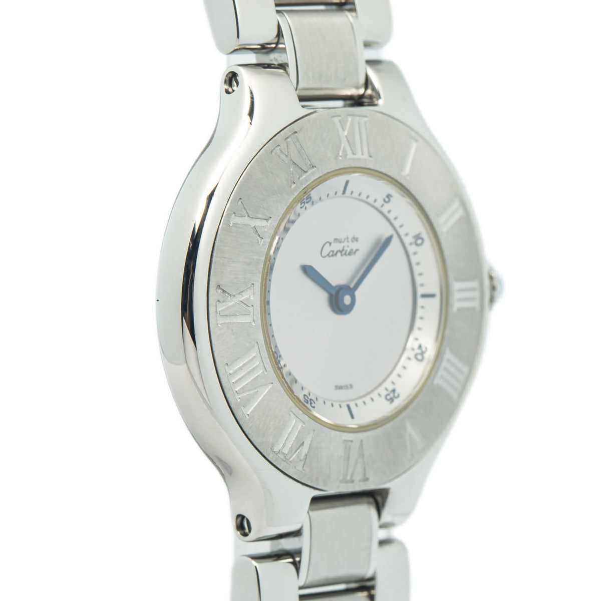 Cartier Must De 21 1330 W10110T2 Stainless Steel Quartz Ladie's Watch 28mm